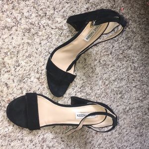 steve madden heels! wore them once to my prom